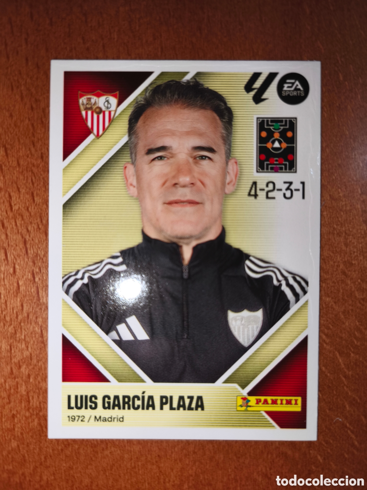 Cromos de f&uacute;tbol: Luis Garc&iacute;a Plaza n&deg;2 liga este 26/27 Sevilla
