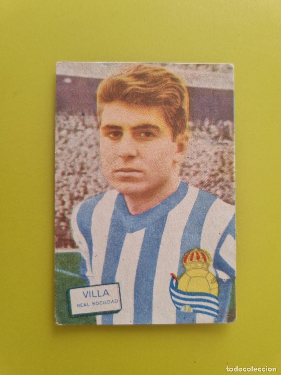 Cromos de f&uacute;tbol: CROMO FUTBOL FHER 61 62 1961 1962 NUNCA PEGADO SIN PEGAR VILLA REAL SOCIEDAD AR926