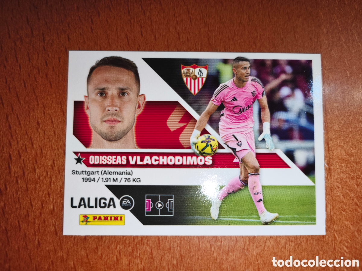 Cromos de f&uacute;tbol: Vlachodimos n&deg;3 liga este 26/27 Sevilla