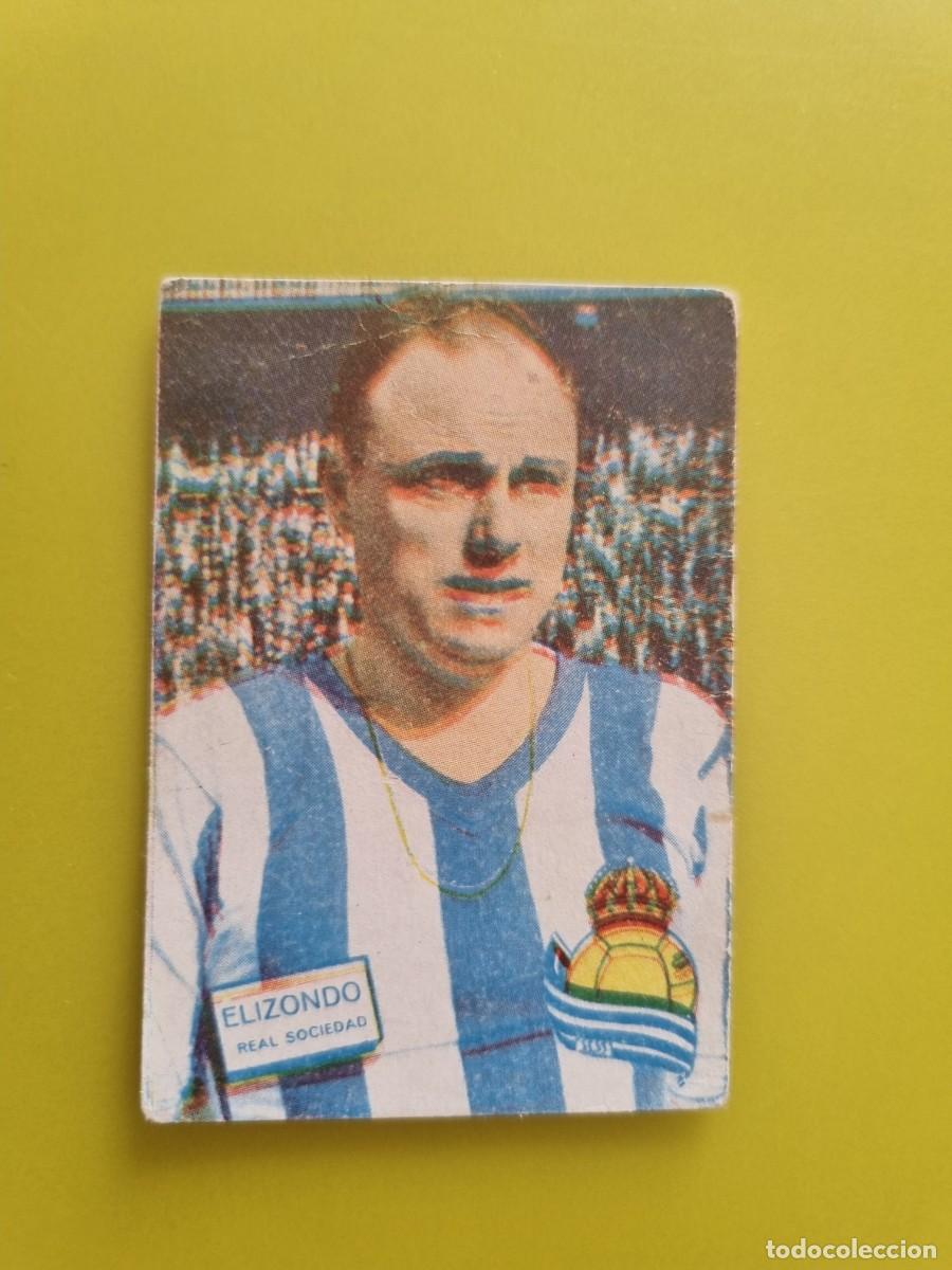 Cromos de f&uacute;tbol: CROMO FUTBOL FHER 61 62 1961 1962 NUNCA PEGADO SIN PEGAR ELIZONDO REAL SOCIEDAD AR926