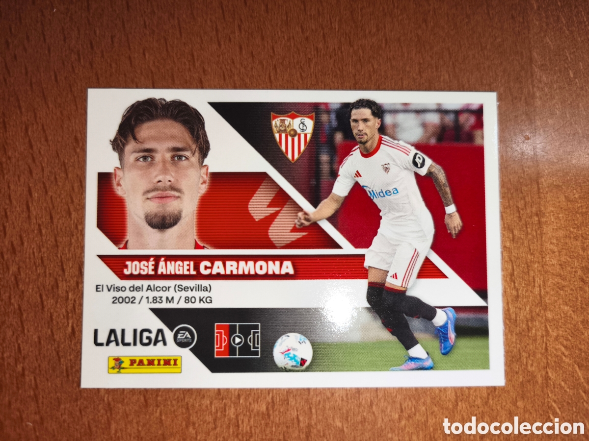 Cromos de f&uacute;tbol: Carmona n&deg;5 liga este 26/27 Sevilla