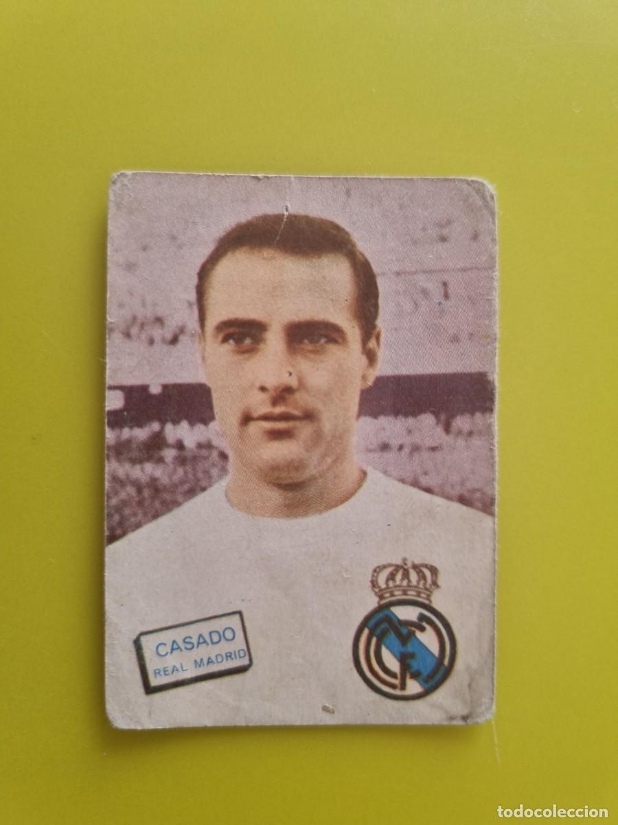 Cromos de f&uacute;tbol: CROMO FUTBOL FHER 61 62 1961 1962 NUNCA PEGADO SIN PEGAR CASADO REAL MADRID AR926
