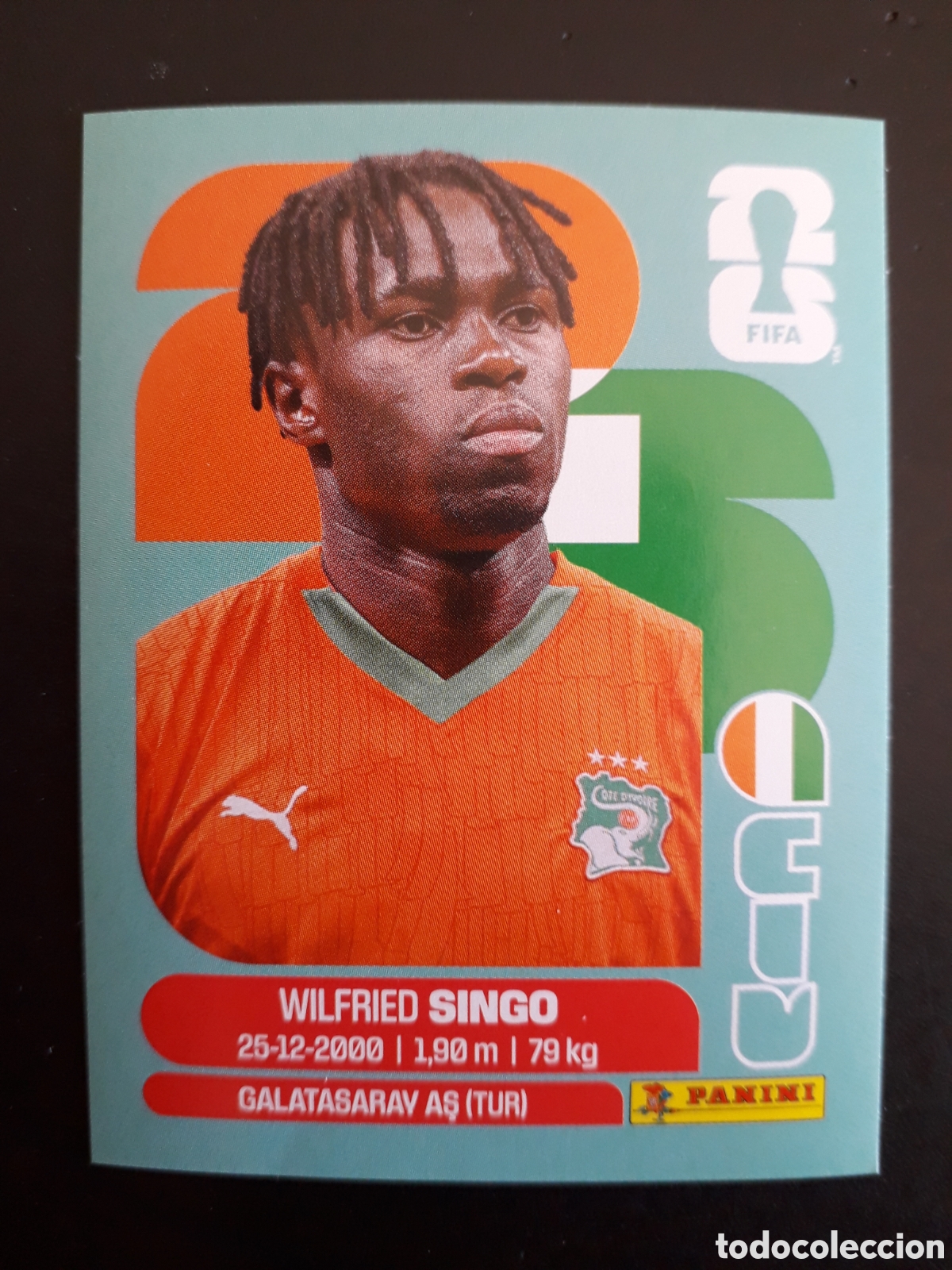 Cromos de f&uacute;tbol: SINGO COSTA DE MARFIL CIV 4 MUNDIAL F&Uacute;TBOL 2026 FIFA WORLD CUP PANINI SIN PEGAR PEDIDO M&Iacute;NIMO 3&euro;
