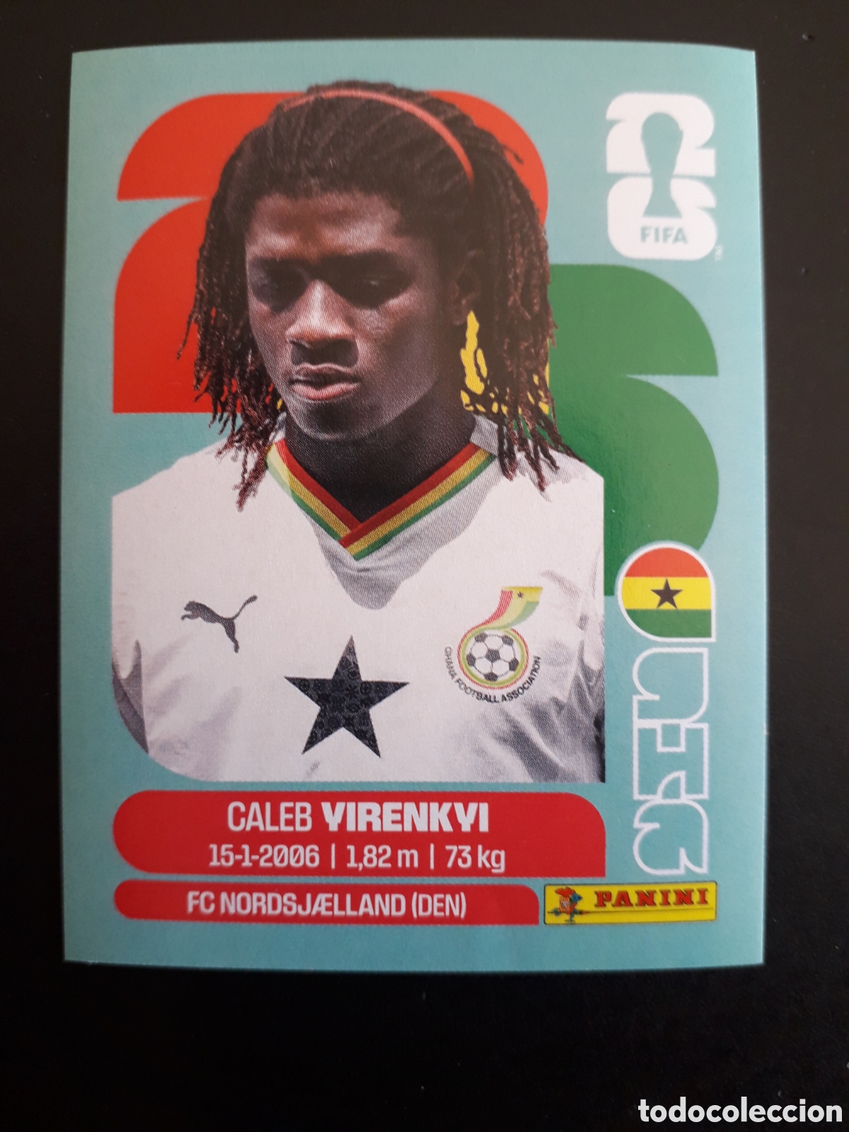 Cromos de f&uacute;tbol: YIRENKYI GHANA GHA 8 MUNDIAL F&Uacute;TBOL 2026 FIFA WORLD CUP PANINI SIN PEGAR PEDIDO M&Iacute;NIMO 3&euro;.