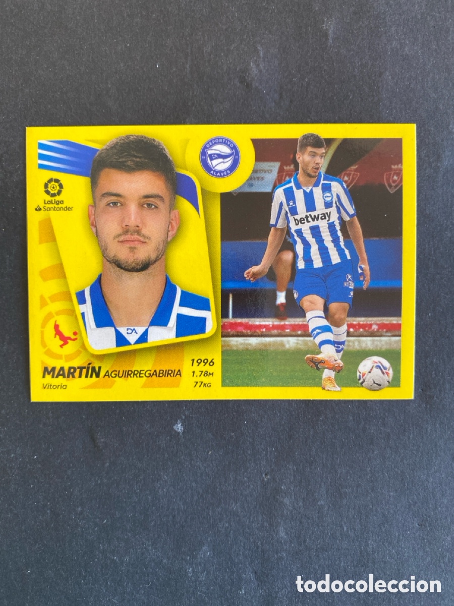 Cromos de f&uacute;tbol: Cromo liga 21/22 Alav&eacute;s N* 7