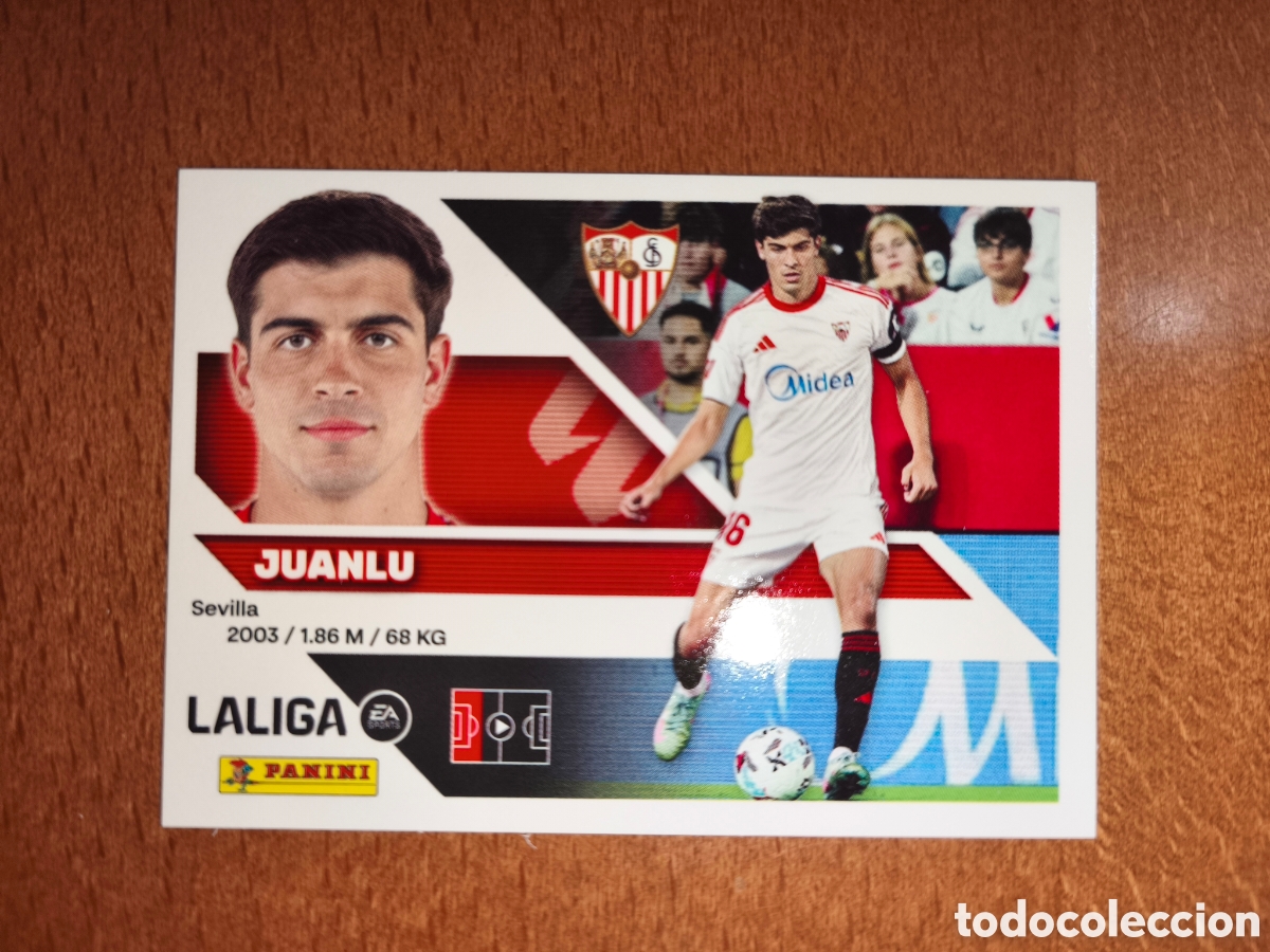 Cromos de f&uacute;tbol: Juanlu n&deg;6 liga este 26/27 Sevilla