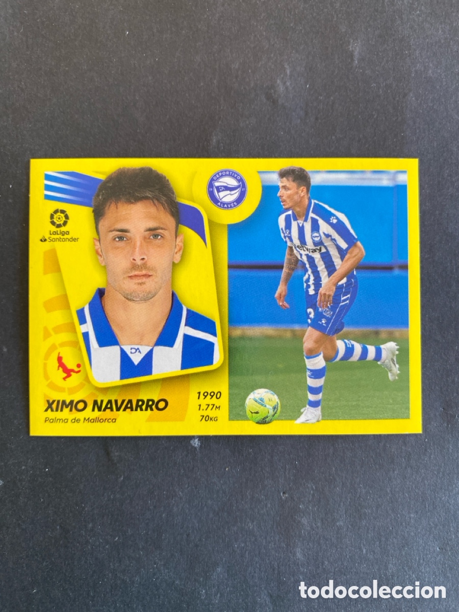 Cromos de f&uacute;tbol: Cromo liga 21/22 Alav&eacute;s N* 8
