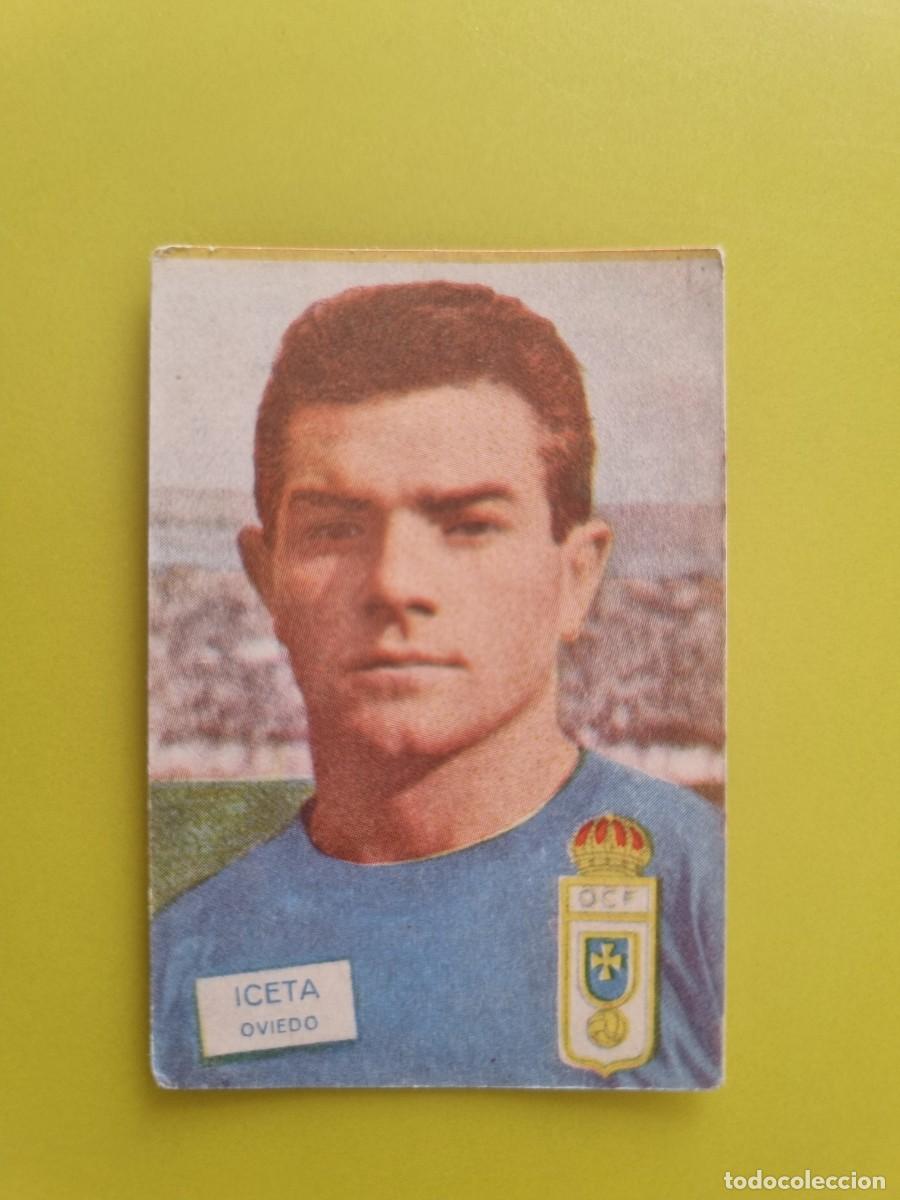 Figurine di Calcio: CROMO FUTBOL FHER 61 62 1961 1962 NUNCA PEGADO SIN PEGAR ICETA OVIEDO AR926