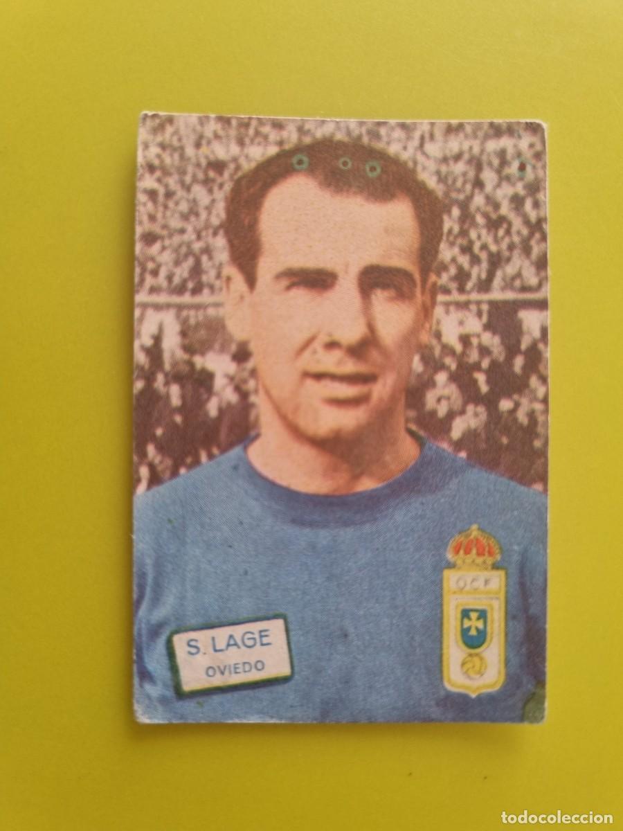 Figurine di Calcio: CROMO FUTBOL FHER 61 62 1961 1962 NUNCA PEGADO SIN PEGAR S. LAGE OVIEDO AR926