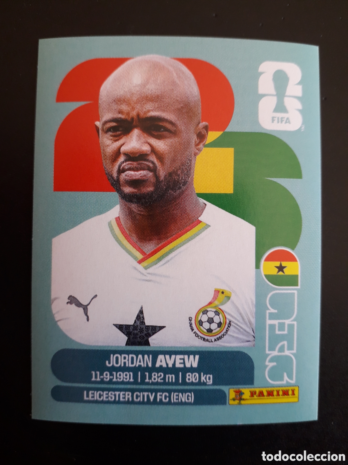 Cromos de f&uacute;tbol: JORDAN AYEW GHANA GHA 16 MUNDIAL F&Uacute;TBOL 2026 FIFA WORLD CUP PANINI SIN PEGAR PEDIDO M&Iacute;NIMO 3&euro;