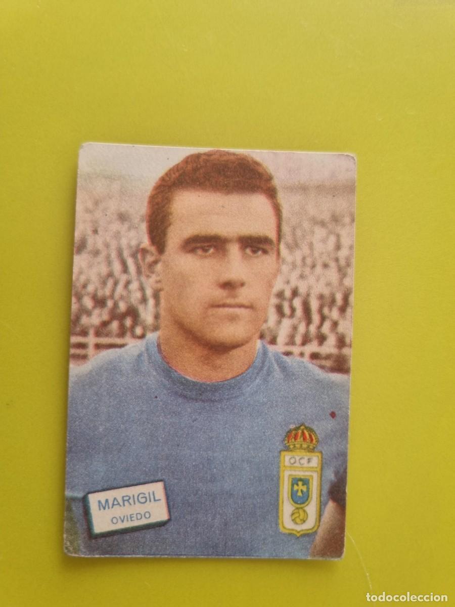 Cromos de f&uacute;tbol: CROMO FUTBOL FHER 61 62 1961 1962 NUNCA PEGADO SIN PEGAR MARIGIL REAL OVIEDO AR926