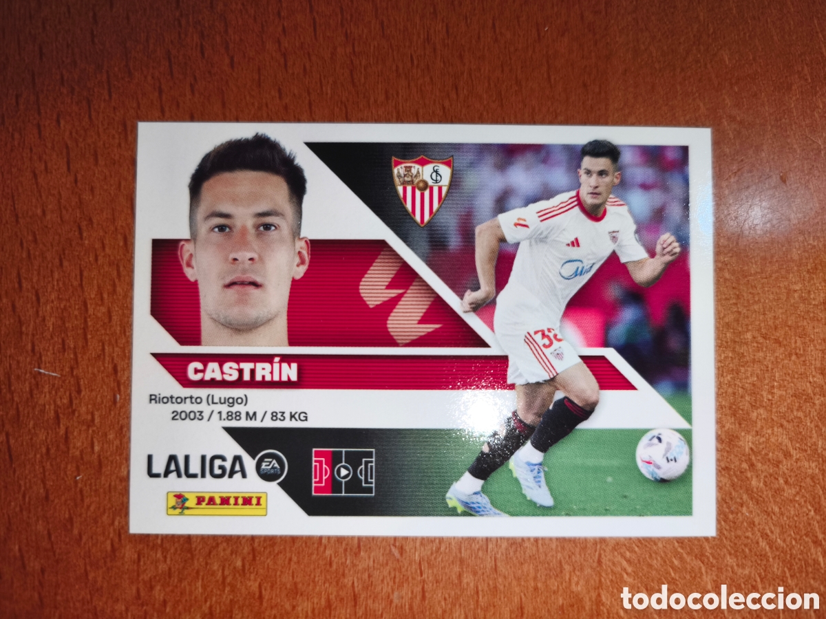 Cromos de f&uacute;tbol: Castrin n&deg;9A liga este 26/27 Sevilla