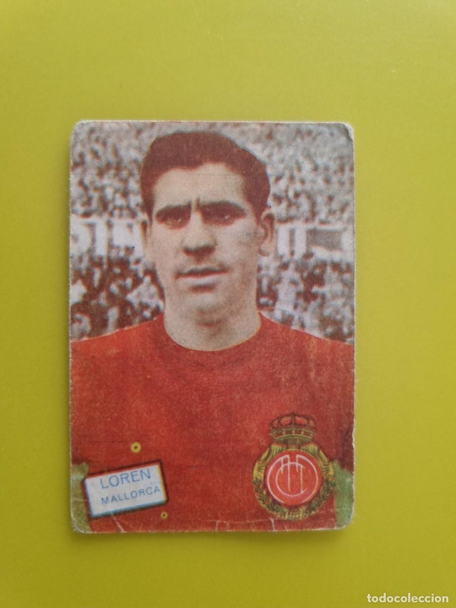 Cromos de f&uacute;tbol: CROMO FUTBOL FHER 61 62 1961 1962 NUNCA PEGADO SIN PEGAR LOREN RCD MALLORCA AR926