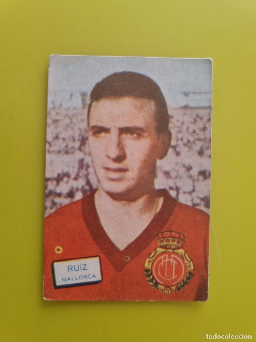 Cartes &agrave; collectionner de Football: CROMO FUTBOL FHER 61 62 1961 1962 NUNCA PEGADO SIN PEGAR RUIZ RCD MALLORCA AR926