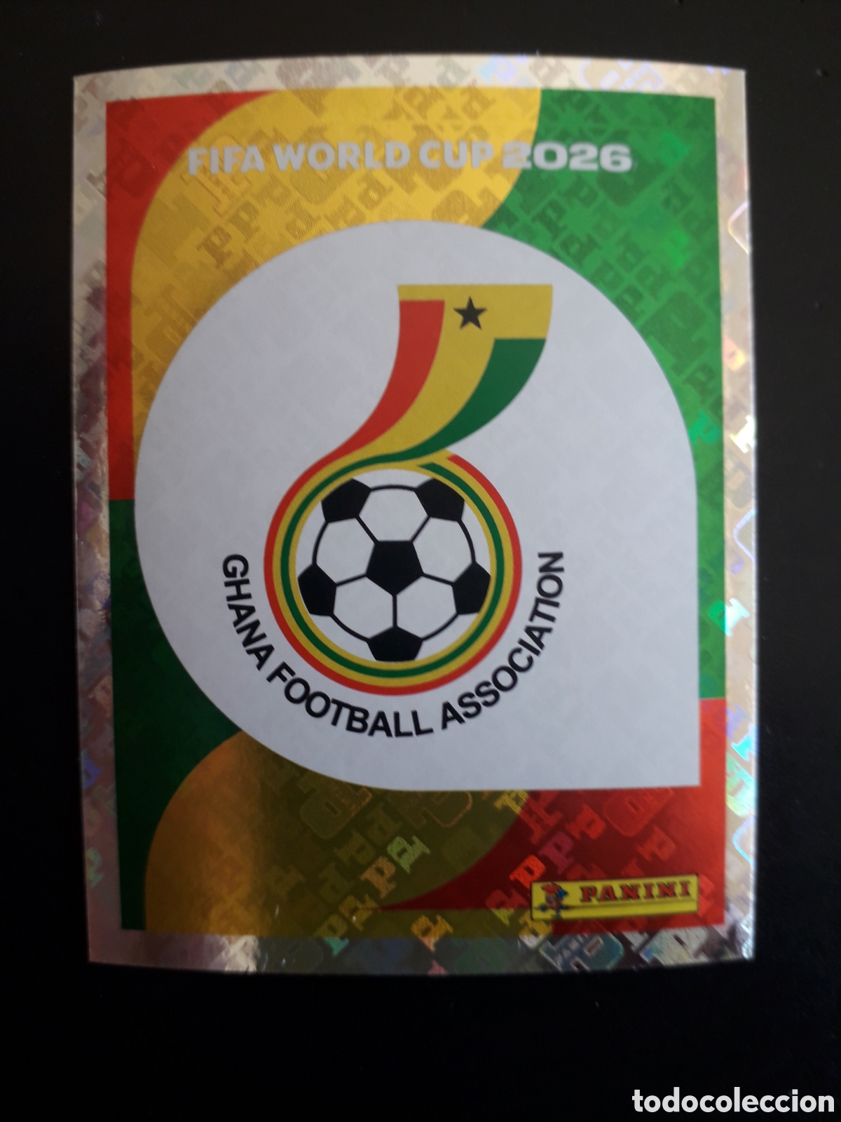 Cartes &agrave; collectionner de Football: ESCUDO GHANA GHA 1 MUNDIAL F&Uacute;TBOL 2026 FIFA WORLD CUP PANINI SIN PEGAR PEDIDO M&Iacute;NIMO 3&euro;