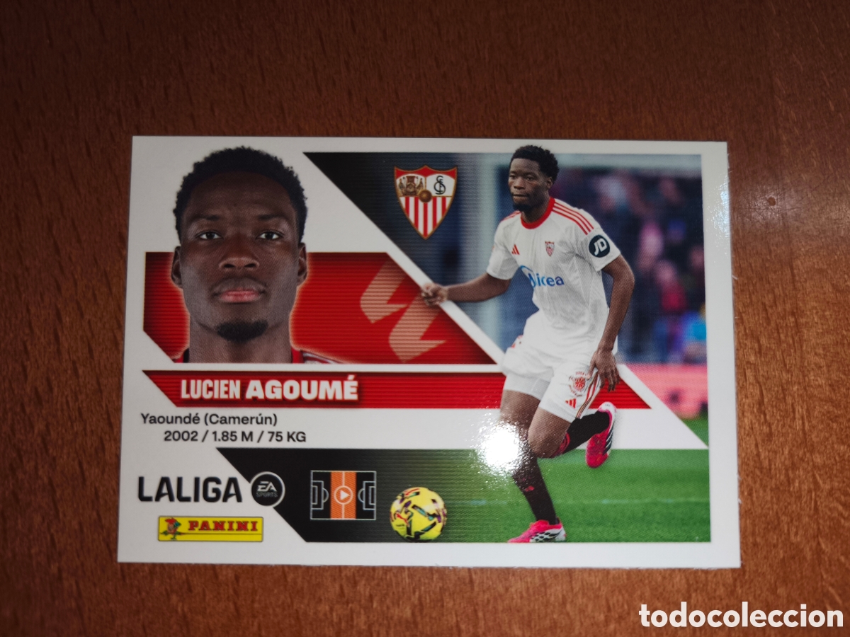Cromos de f&uacute;tbol: Agoume n&deg;12 liga este 26/27 Sevilla