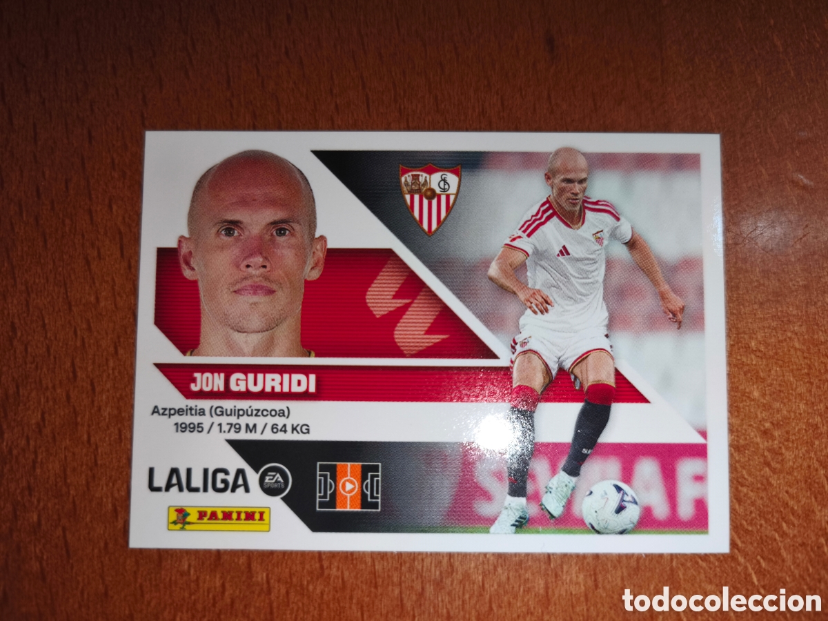 Cromos de f&uacute;tbol: Guridi n&deg;13 liga este 26/27 Sevilla