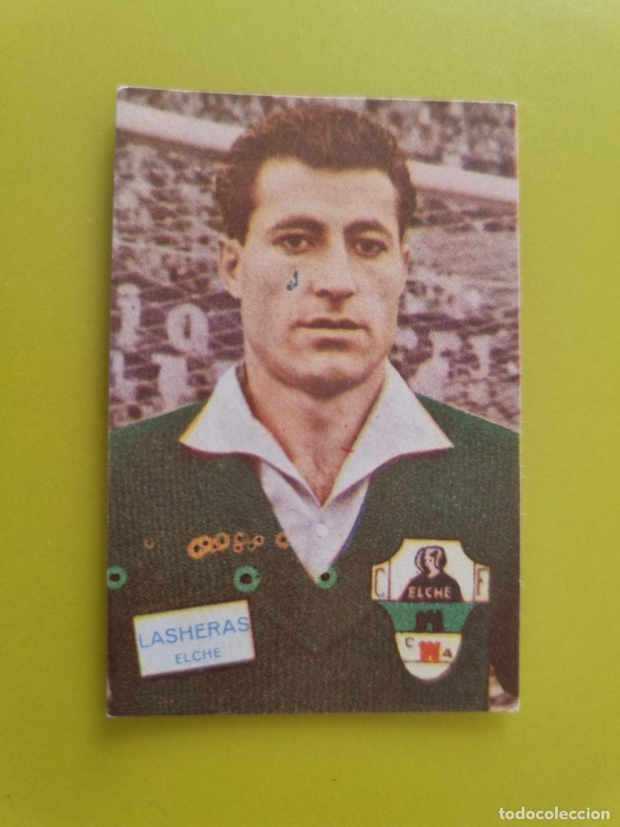 Cromos de f&uacute;tbol: CROMO FUTBOL FHER 61 62 1961 1962 NUNCA PEGADO SIN PEGAR LASHERAS ELCHE AR926