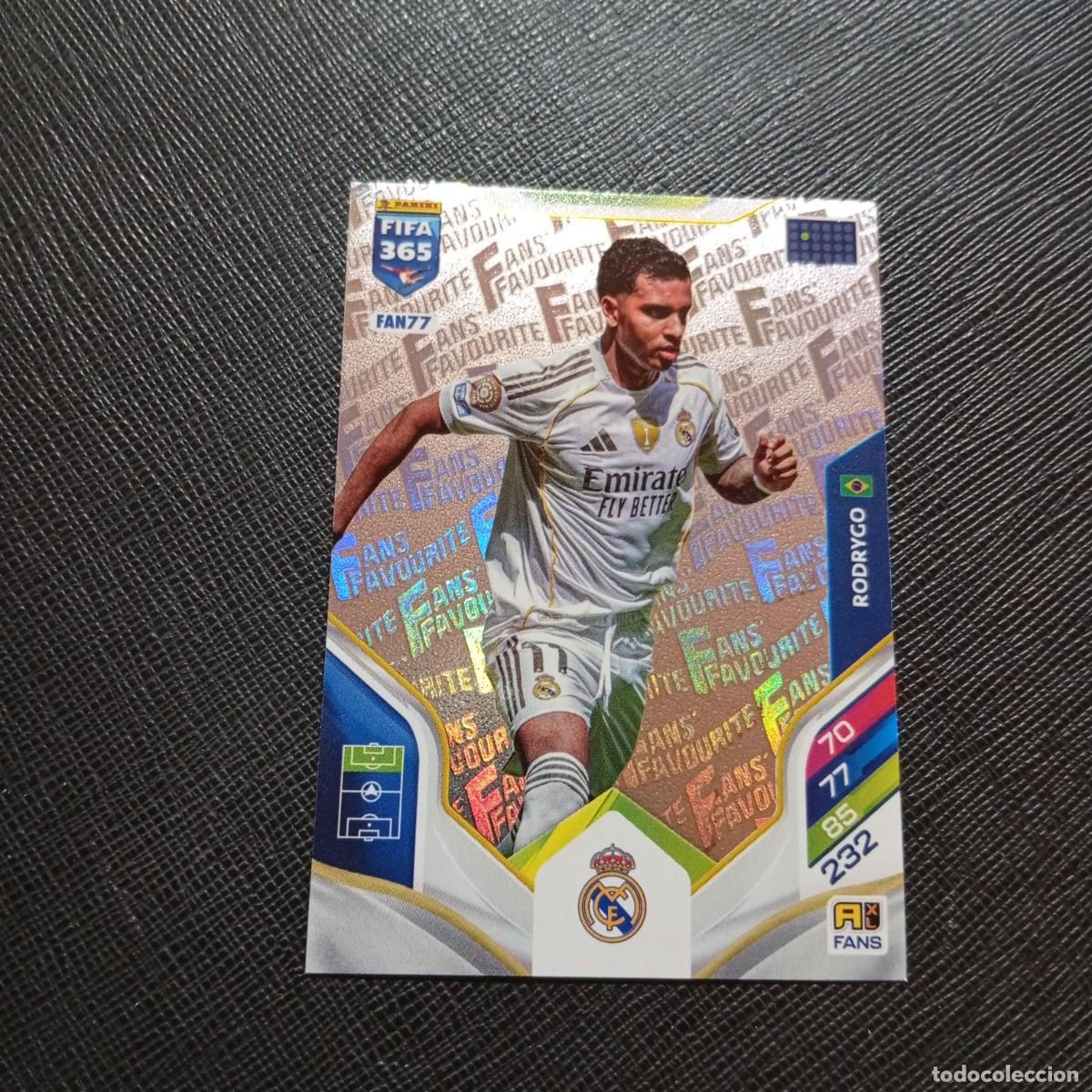 Fu&szlig;ball-Sticker: FAN77 RODRYGO REAL MADRID ADRENALYN 2025 2026 FIFA 365 CROMO FUTBOL 25 26 - A215 PG46