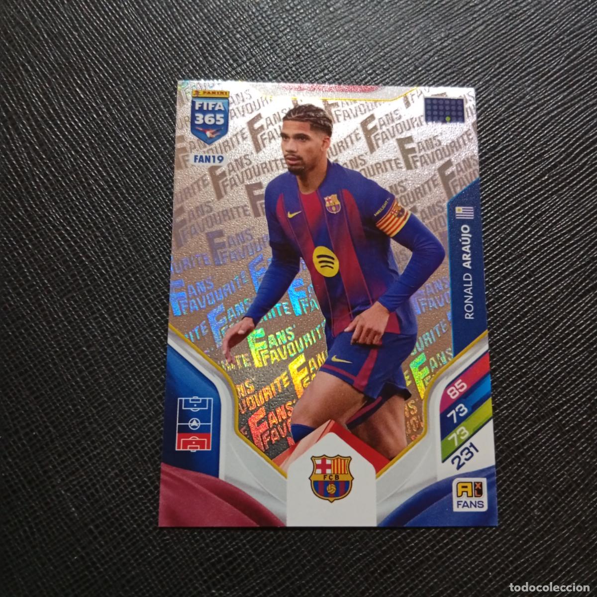 Football Stickers: FAN19 ARAUJO BARCELONA ADRENALYN 2025 2026 FIFA 365 CROMO FUTBOL 25 26 - A215 PG46