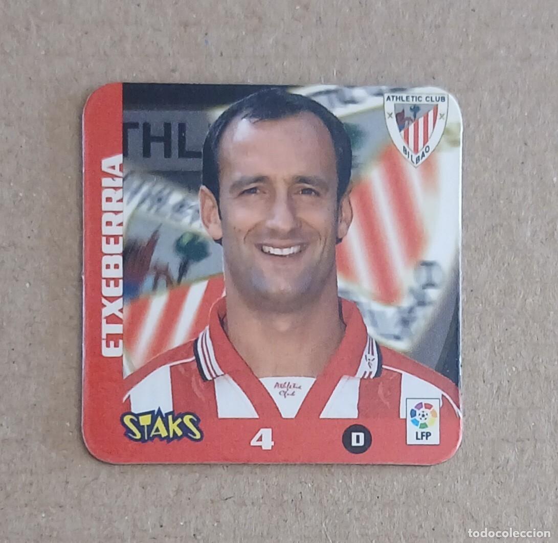 Football Stickers: STAK n&ordm; 4 ETXEBERR&Iacute;A ATHLETIC DE BILBAO STAKS LA RAZ&Oacute;N LIGA 2003-2004 DE PANINI.