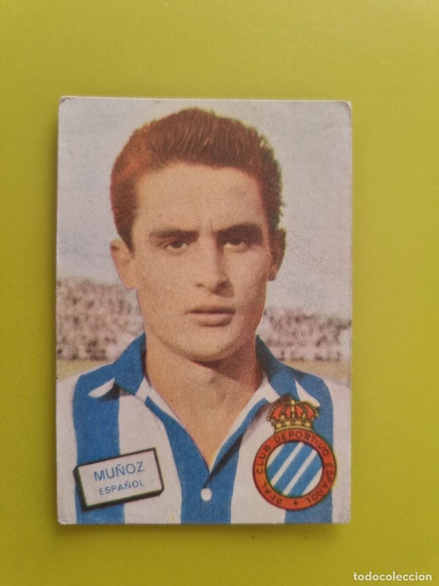 Football Stickers: CROMO FUTBOL FHER 61 62 1961 1962 NUNCA PEGADO SIN PEGAR MU&Ntilde;OZ RCD ESPA&Ntilde;OL AR926