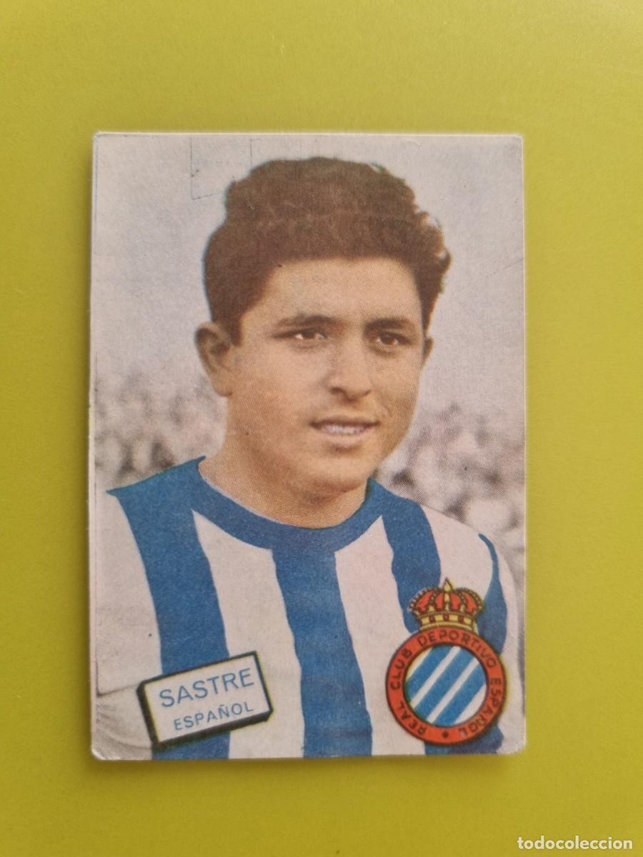 Football Stickers: CROMO FUTBOL FHER 61 62 1961 1962 NUNCA PEGADO SIN PEGAR SASTRE RCD ESPA&Ntilde;OL AR926