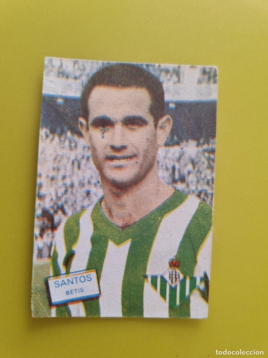 Fu&szlig;ball-Sticker: CROMO FUTBOL FHER 61 62 1961 1962 NUNCA PEGADO SIN PEGAR SANTOS REAL BETIS AR926