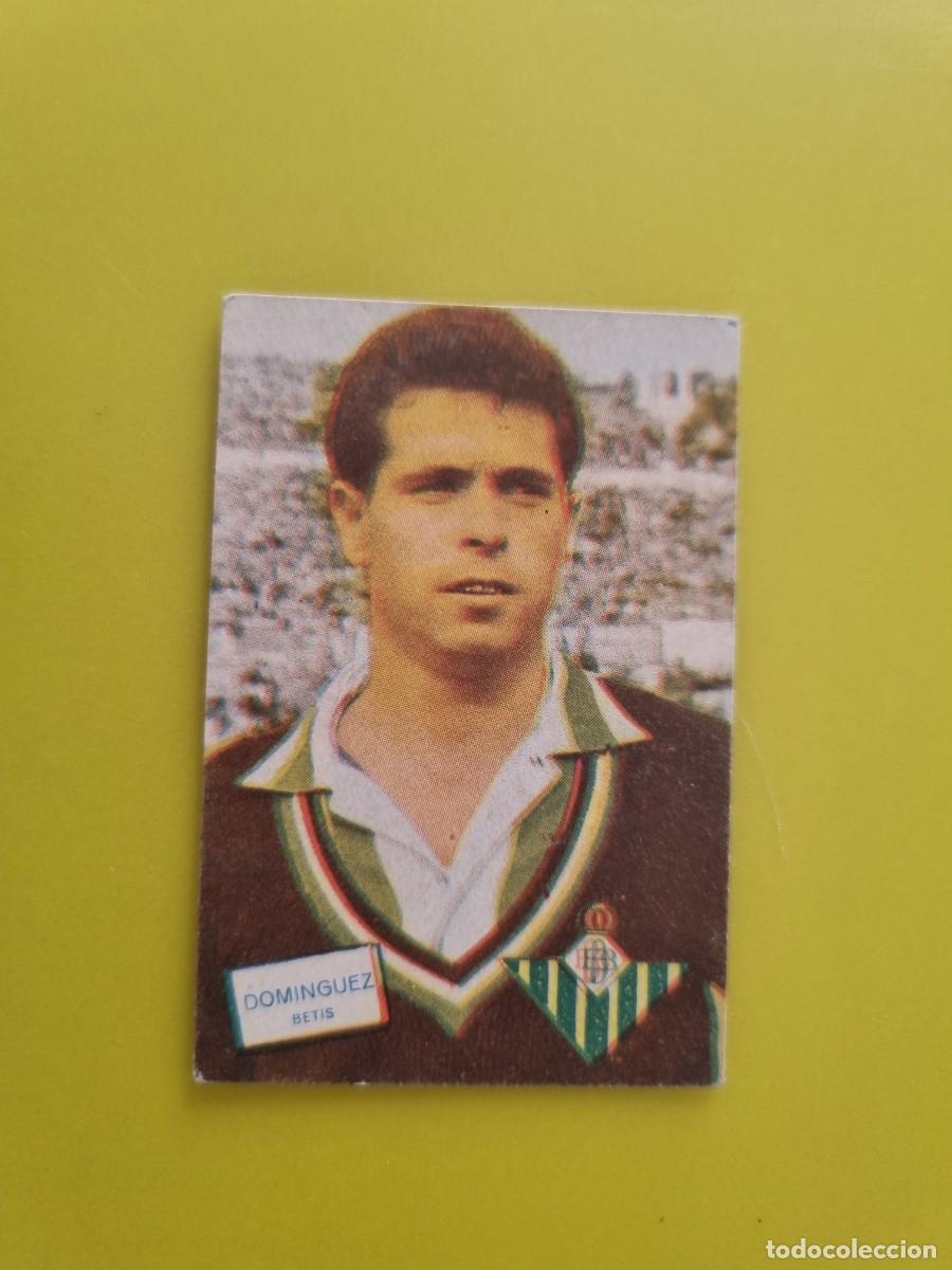 Fu&szlig;ball-Sticker: CROMO FUTBOL FHER 61 62 1961 1962 NUNCA PEGADO SIN PEGAR DOMINGUEZ REAL BETIS AR926