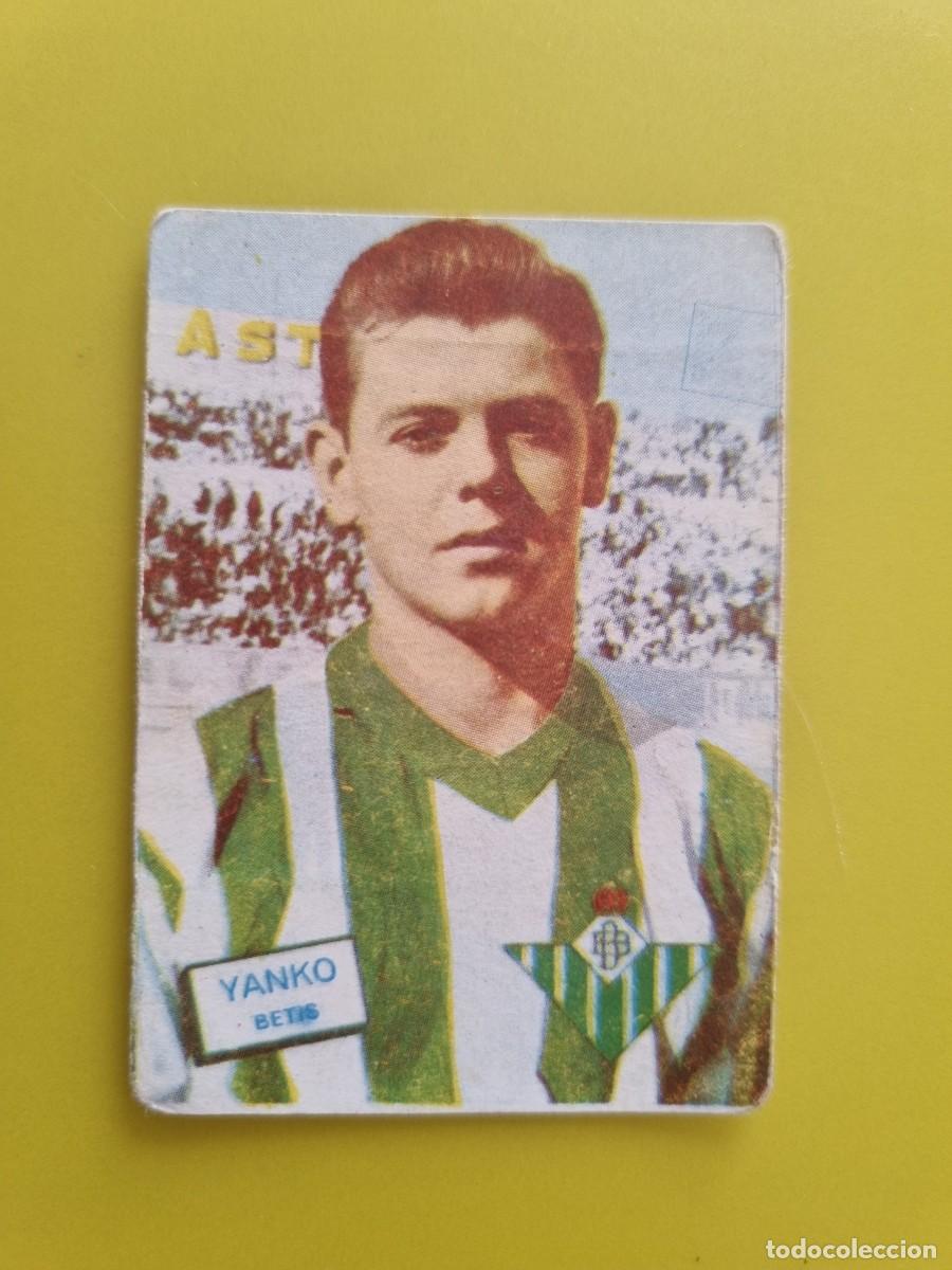 Fu&szlig;ball-Sticker: CROMO FUTBOL FHER 61 62 1961 1962 NUNCA PEGADO SIN PEGAR YANKO REAL BETIS AR926