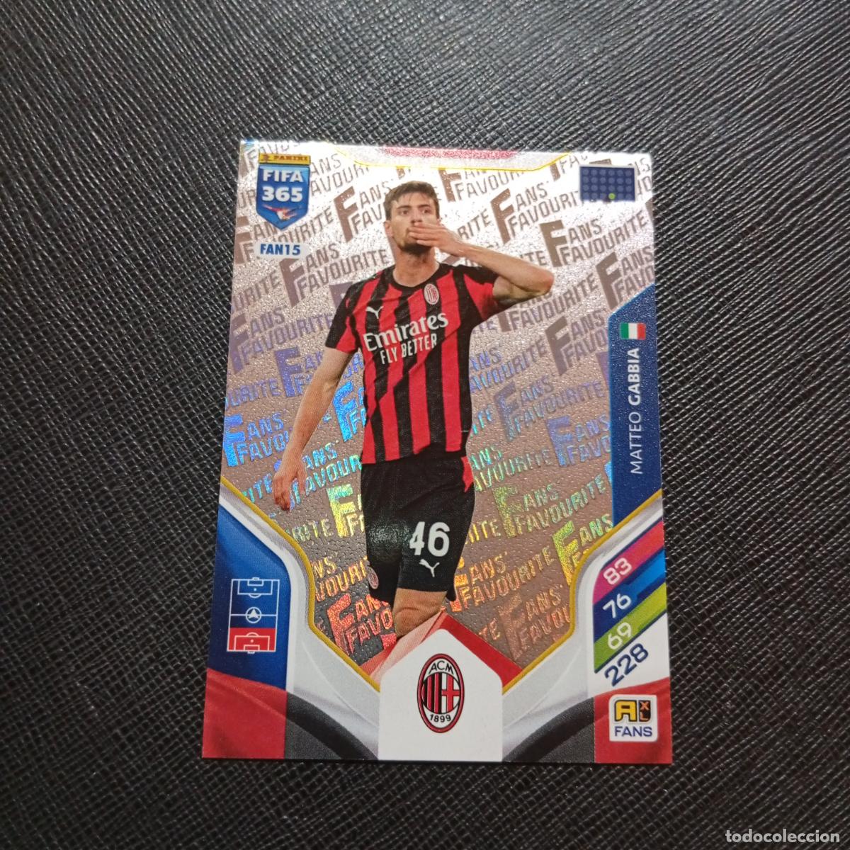 Fu&szlig;ball-Sticker: FAN15 GABBIA MILAN ADRENALYN 2025 2026 FIFA 365 CROMO FUTBOL 25 26 - A215 PG47