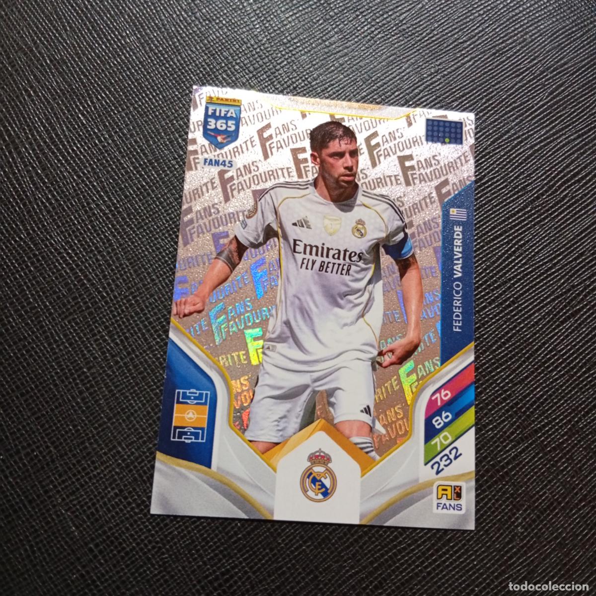 Fu&szlig;ball-Sticker: FAN45 VALVERDE REAL MADRID ADRENALYN 2025 2026 FIFA 365 CROMO FUTBOL 25 26 - A215 PG47