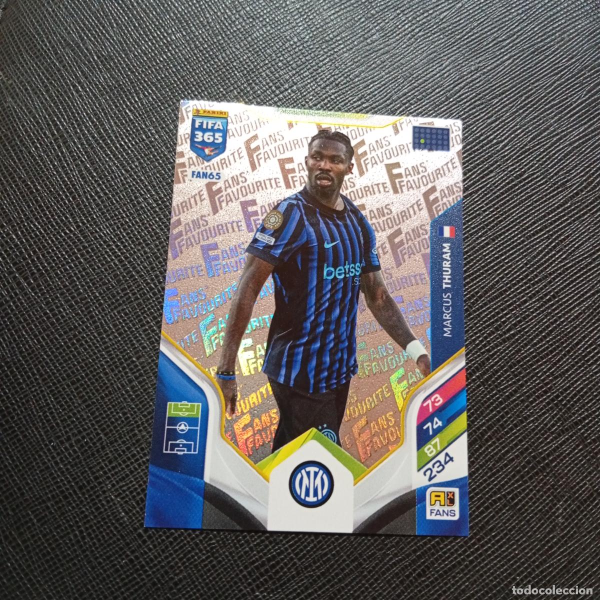 Fu&szlig;ball-Sticker: FAN65 THURAM INTER MILAN ADRENALYN 2025 2026 FIFA 365 CROMO FUTBOL 25 26 - A215 PG47