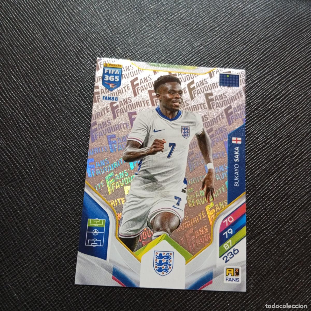 Fu&szlig;ball-Sticker: FAN88 SAKA INGLATERRA ADRENALYN 2025 2026 FIFA 365 CROMO FUTBOL 25 26 - A215 PG47