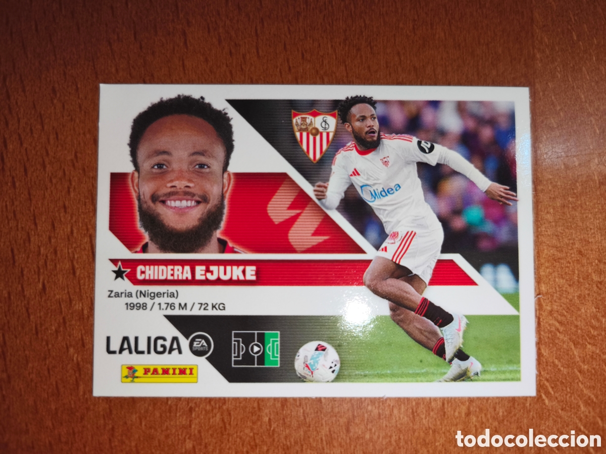 Football Stickers: Ejuke n&deg;18 liga este 26/27 Sevilla