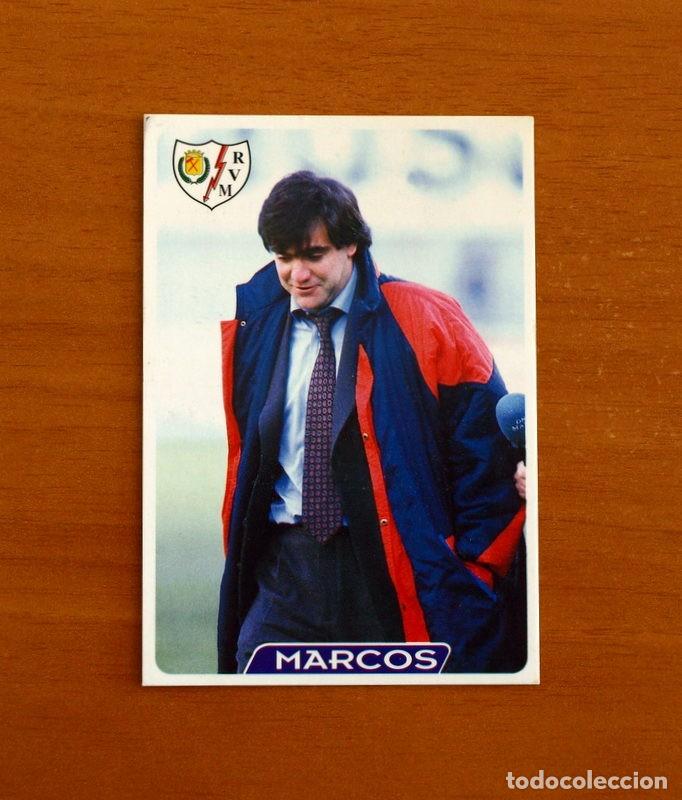 Football Stickers: Rayo Vallecano-N 362 Marcos Entrenador-UH-&Uacute;ltima Hora-Las Fichas la Liga 95-96-1995-1996-Mundicromo