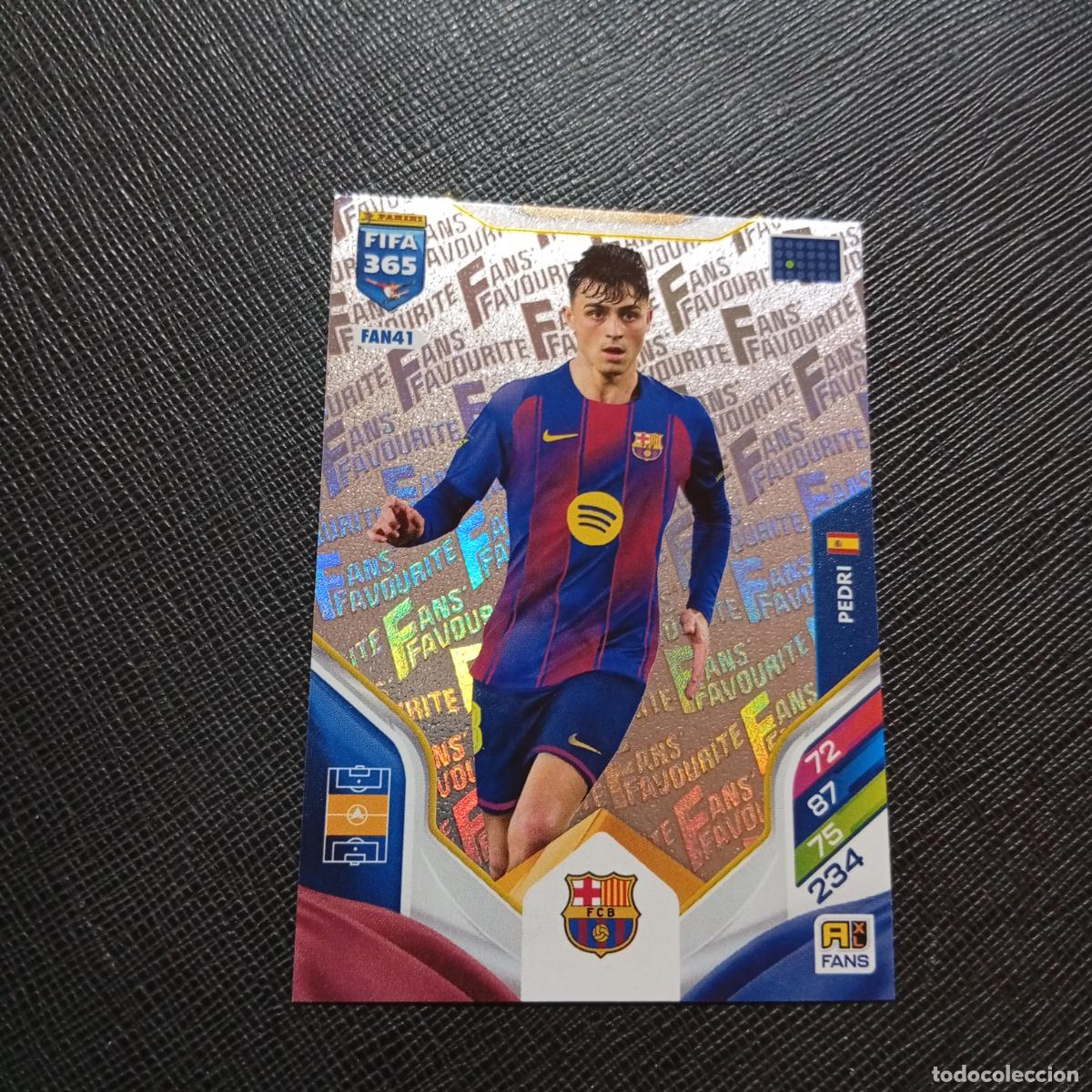 Football Stickers: FAN41 PEDRI BARCELONA ADRENALYN 2025 2026 FIFA 365 CROMO FUTBOL 25 26 - A215 PG47