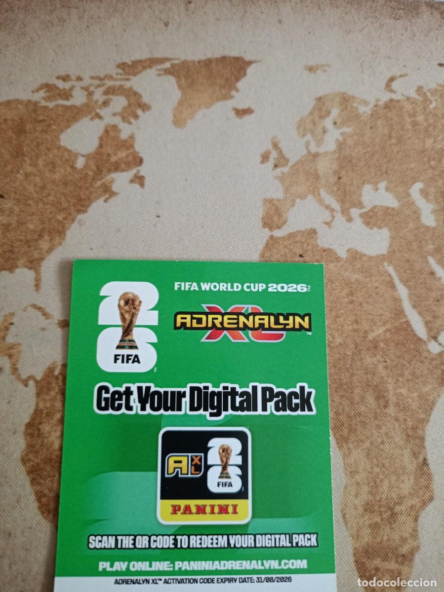 Football Stickers: CARTA DIGITAL Adrenalyn WORLD cup 2026