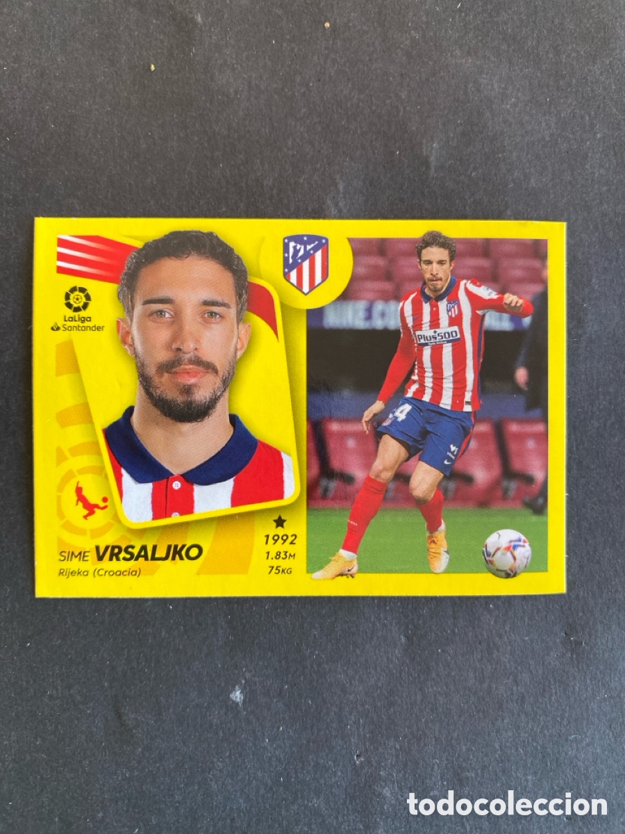 Cromos de f&uacute;tbol: Cromo liga 21/22 Atl&eacute;tico de Madrid N*7B