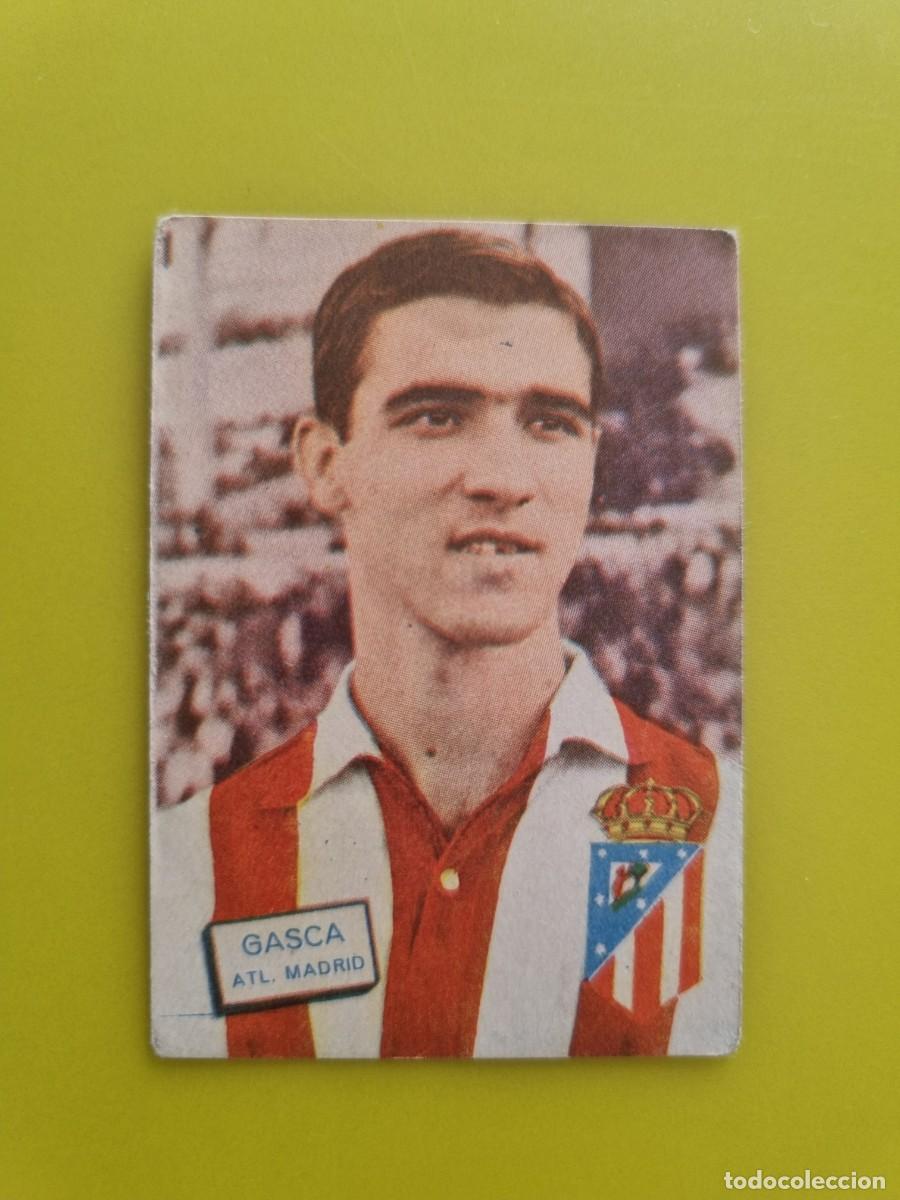 Cromos de f&uacute;tbol: CROMO FUTBOL FHER 61 62 1961 1962 NUNCA PEGADO SIN PEGAR GASCA AT DE MADRID AR926