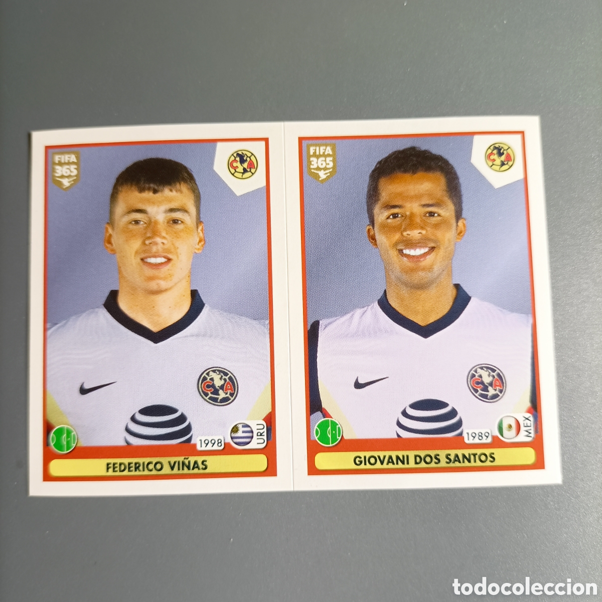 Cromos de f&uacute;tbol: STICKER PANINI ALBUM 2021. FIFA 365 (CLUB AMEICA) №384 A B