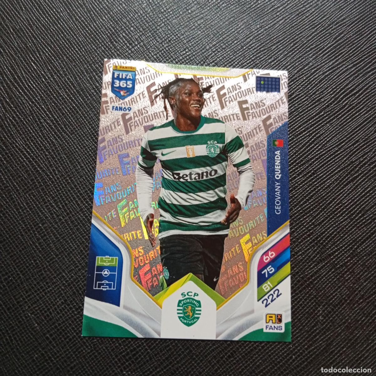 Cromos de f&uacute;tbol: FAN90 QUENDA SPORTING LISBOA ADRENALYN 2025 2026 FIFA 365 CROMO FUTBOL 25 26 - A215 PG48