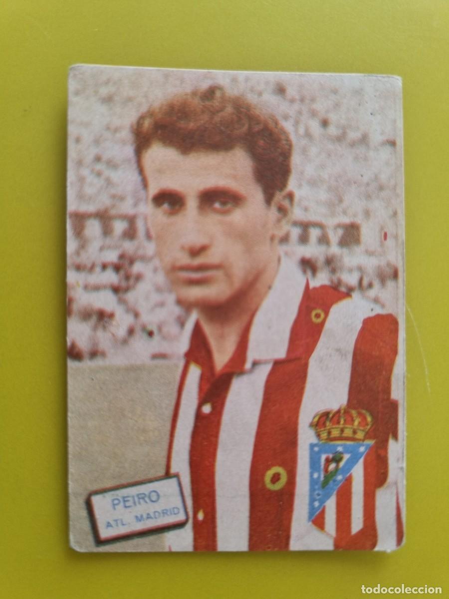 Cromos de f&uacute;tbol: CROMO FUTBOL FHER 61 62 1961 1962 NUNCA PEGADO SIN PEGAR PEIRO AT DE MADRID AR926