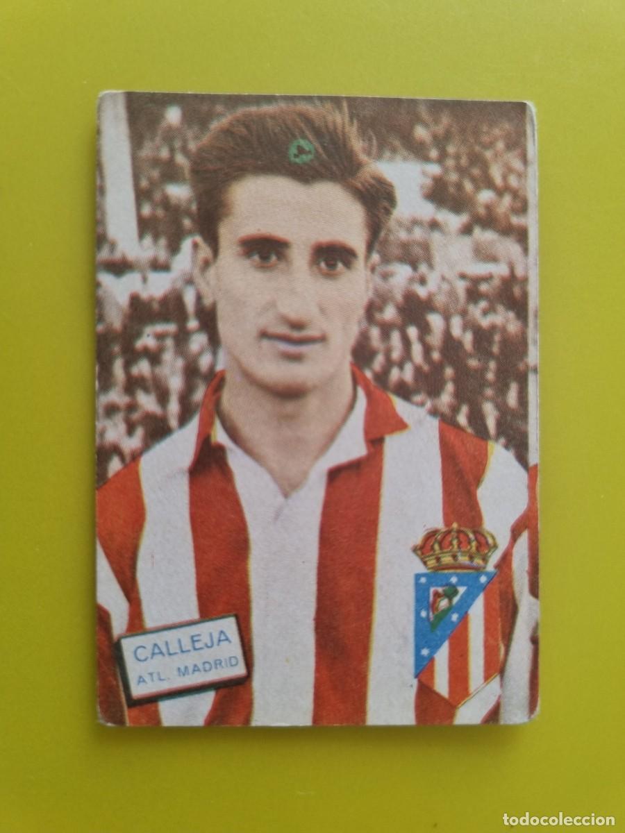 Cromos de f&uacute;tbol: CROMO FUTBOL FHER 61 62 1961 1962 NUNCA PEGADO SIN PEGAR CALLEJA AT DE MADRID AR926