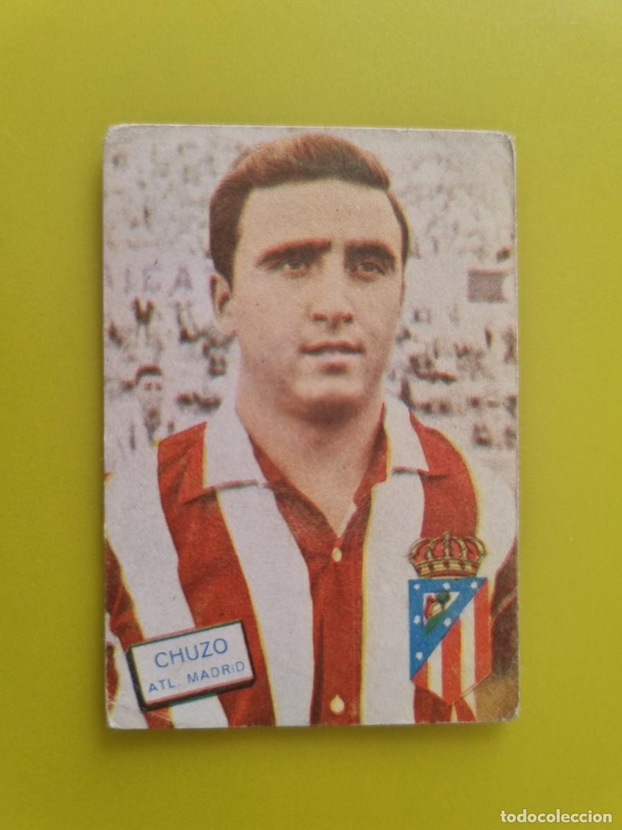Cromos de f&uacute;tbol: CROMO FUTBOL FHER 61 62 1961 1962 NUNCA PEGADO SIN PEGAR CHUZO AT DE MADRID AR926