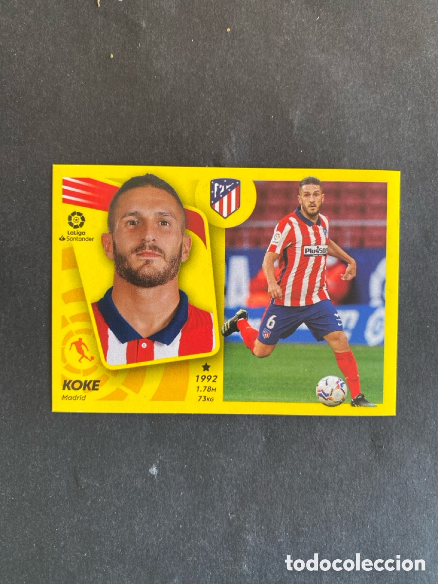 Cromos de f&uacute;tbol: Cromo liga 21/22 Atl&eacute;tico de Madrid N* 12
