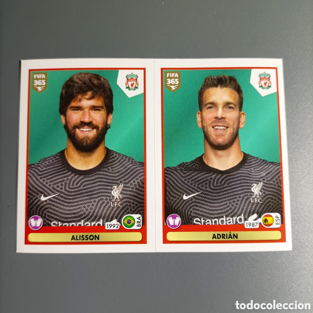 Fu&szlig;ball-Sticker: STICKER PANINI ALBUM 2021. FIFA 365 (LIVERPOOL FC) №28 a b