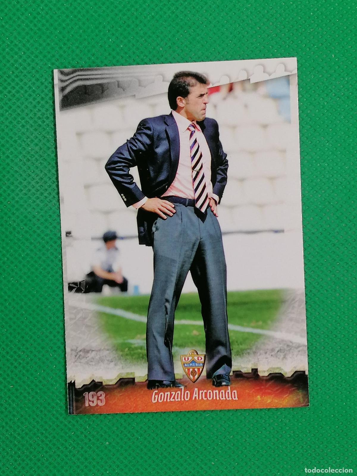 Fu&szlig;ball-Sticker: 193 GONZALO ARCONADA ALMERIA ⚽ MUNDICROMO LAS FICHAS DE LA LIGA 08 09 2008 2009 ⚽