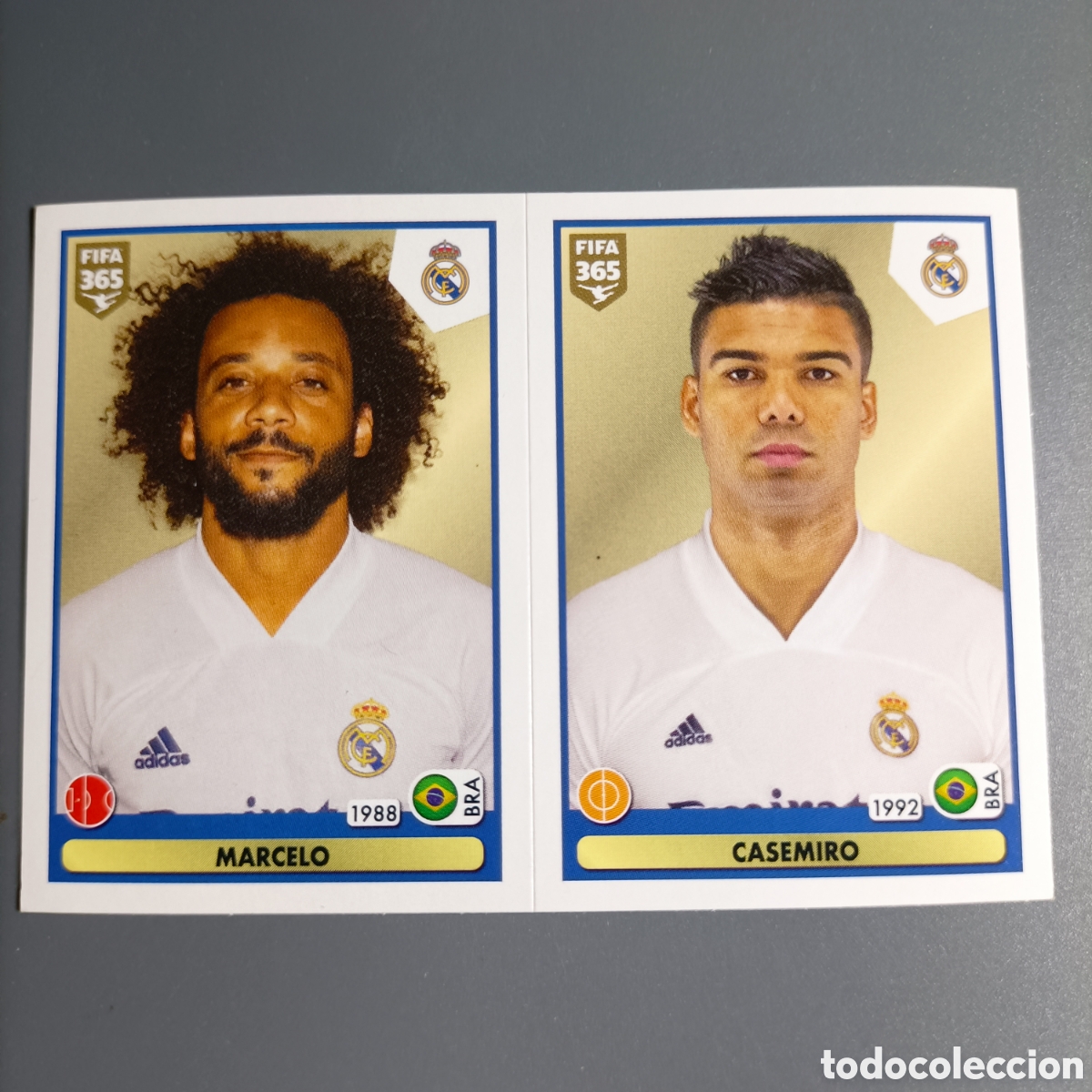 Cromos de f&uacute;tbol: STICKER PANINI ALBUM 2021. FIFA 365 (REAL MADRID) №124 A B
