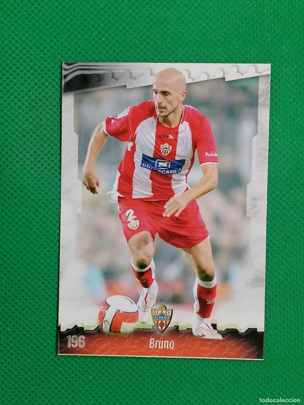 Cromos de f&uacute;tbol: 196 BRUNO ALMERIA ⚽ MUNDICROMO LAS FICHAS DE LA LIGA 08 09 2008 2009 ⚽